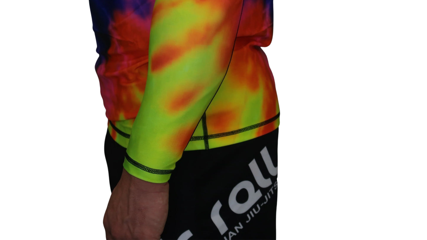 Epic Tie Dye Rash guard (multi-color) Long Sleeve