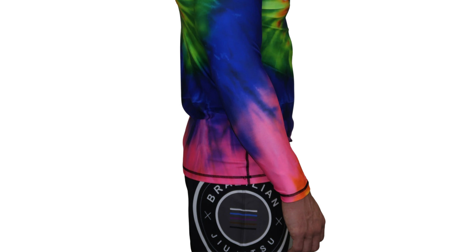 Epic Tie Dye Rash guard (multi-color) Long Sleeve