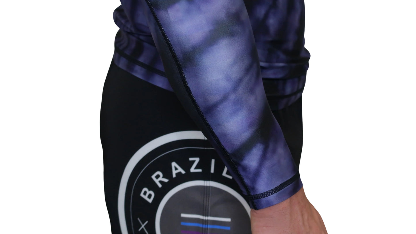 Epic Tie Dye Rash guard (Purple Haze) Long Sleeve