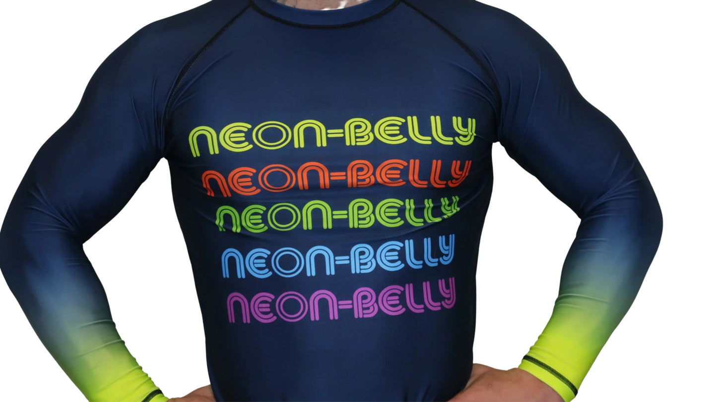 Neon Belly Rash guard (Long sleeve)