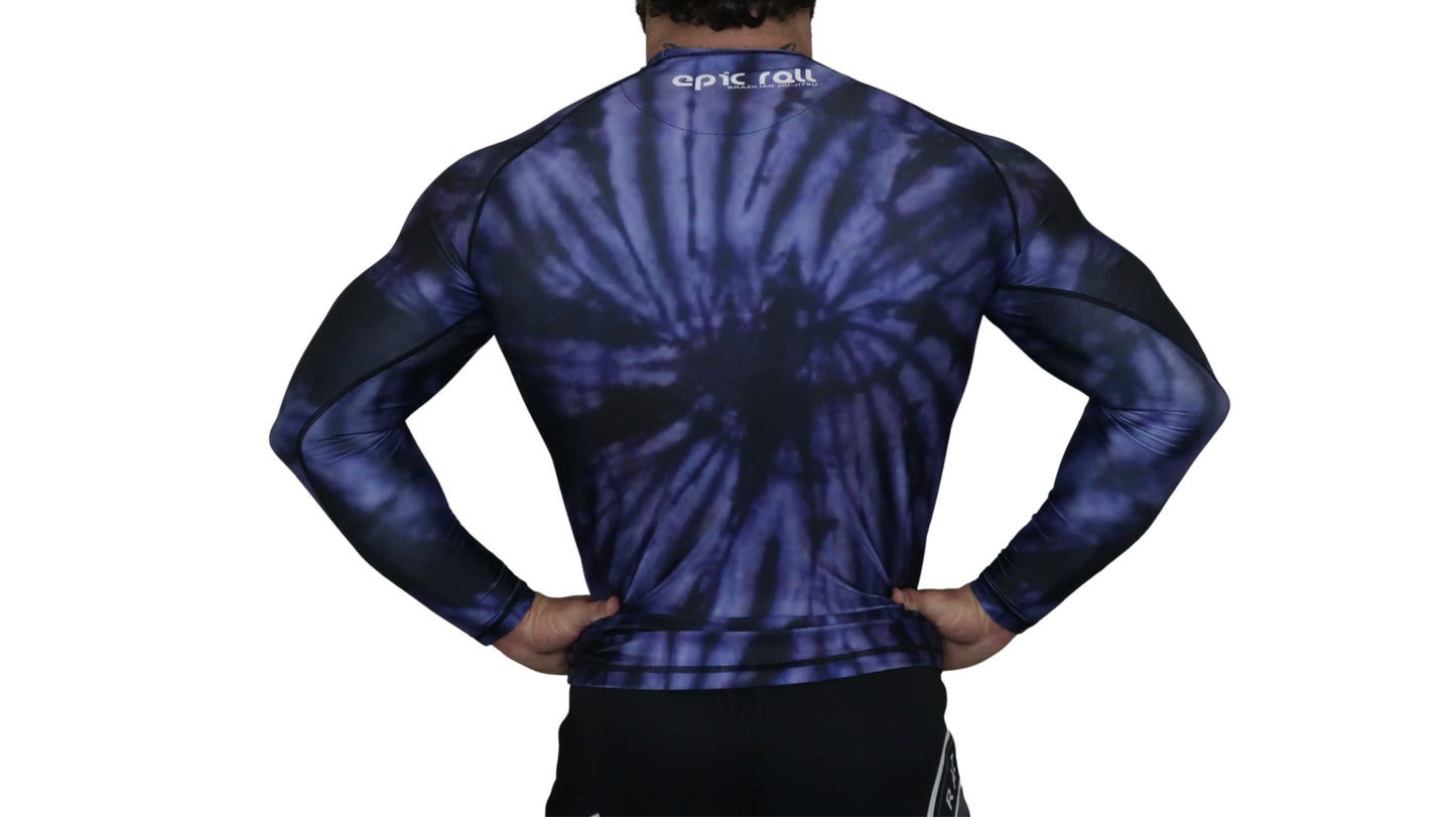 Epic Tie Dye Rash guard (Purple Haze) Long Sleeve