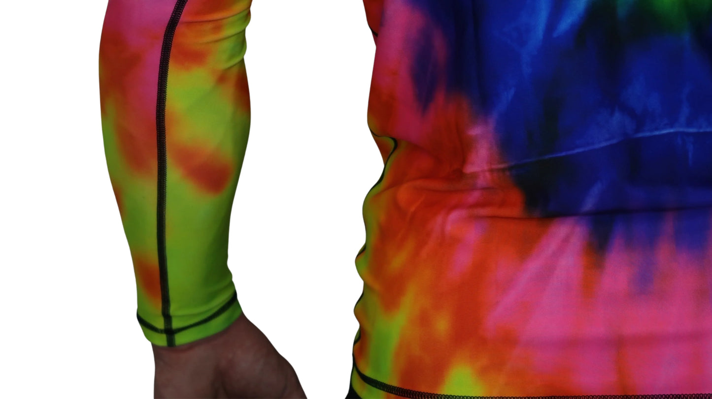 Epic Tie Dye Rash guard (multi-color) Long Sleeve