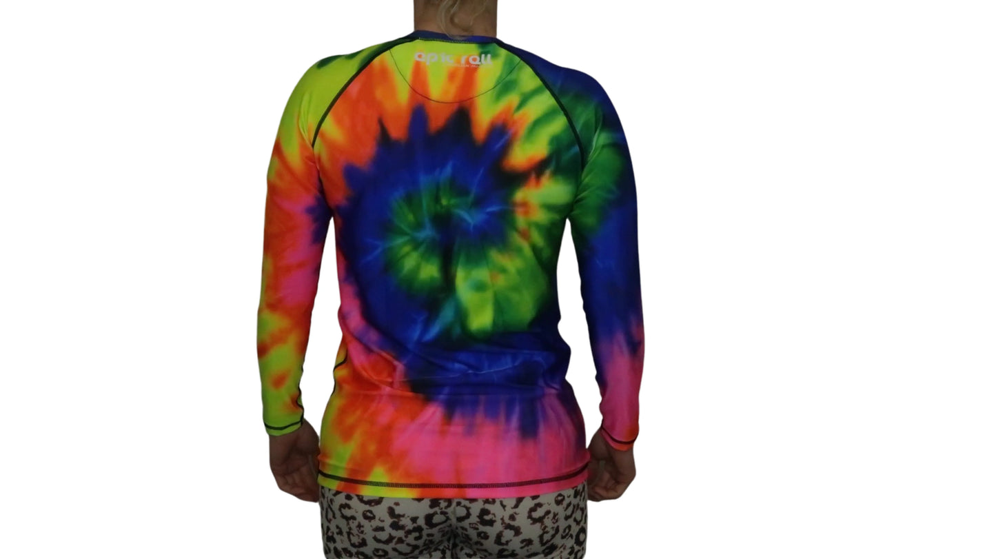 Epic Tie Dye Rash guard (multi-color) Long Sleeve