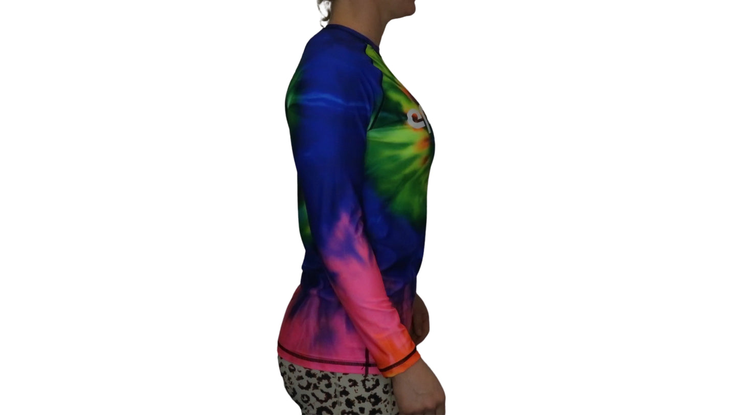 Epic Tie Dye Rash guard (multi-color) Long Sleeve