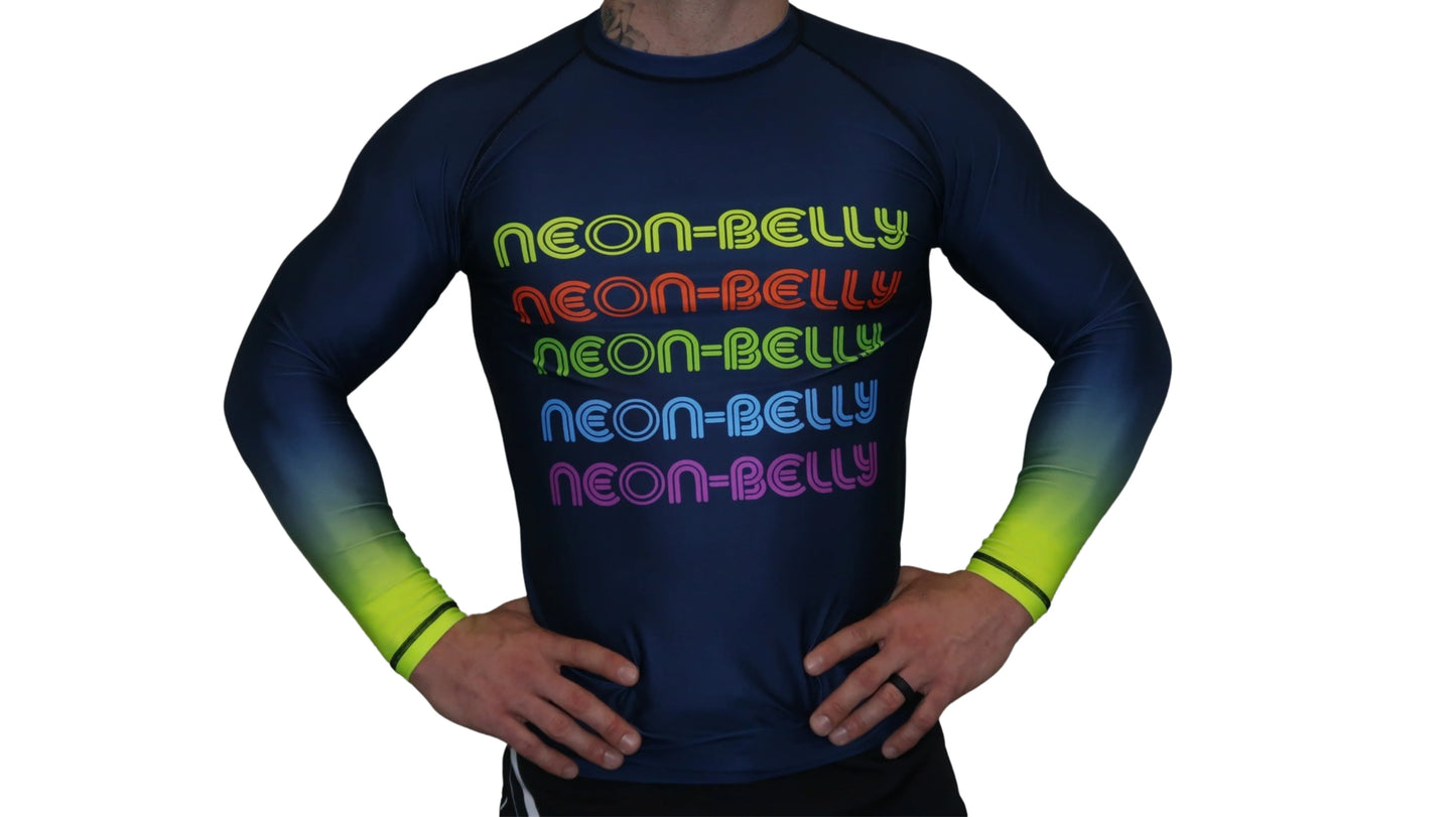Neon Belly Rash guard (Long sleeve)