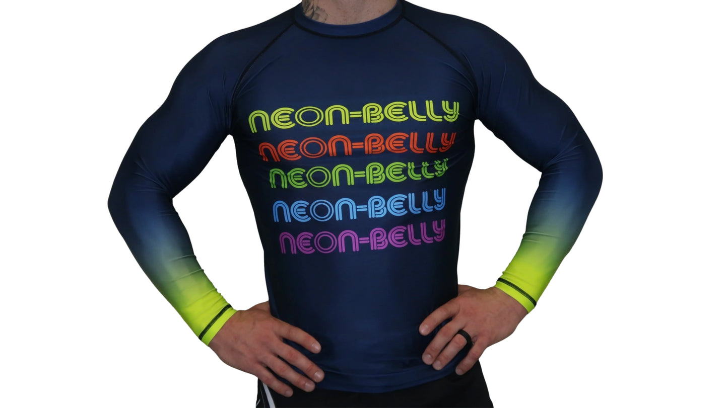 Neon Belly Rash guard (Long sleeve)