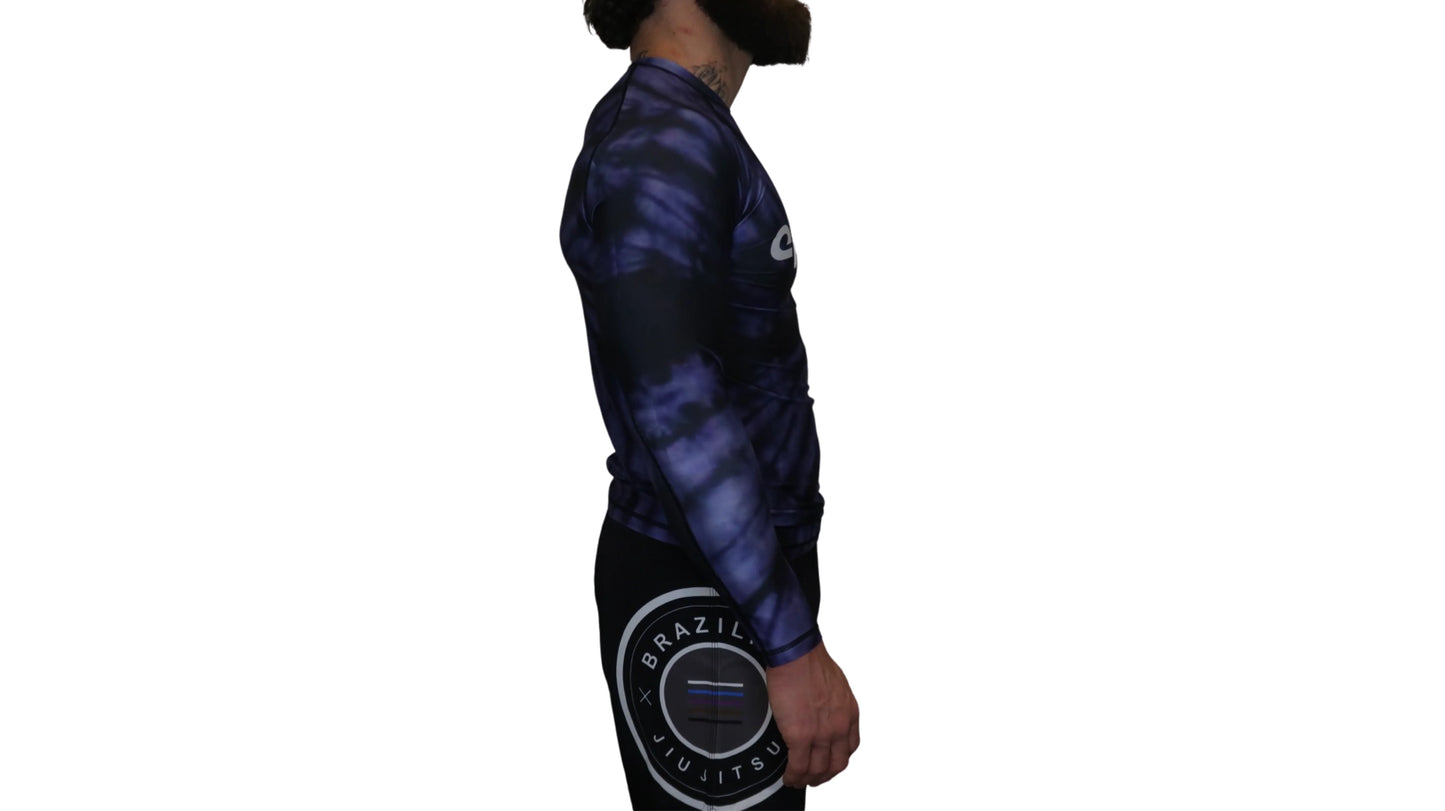 Epic Tie Dye Rash guard (Purple Haze) Long Sleeve