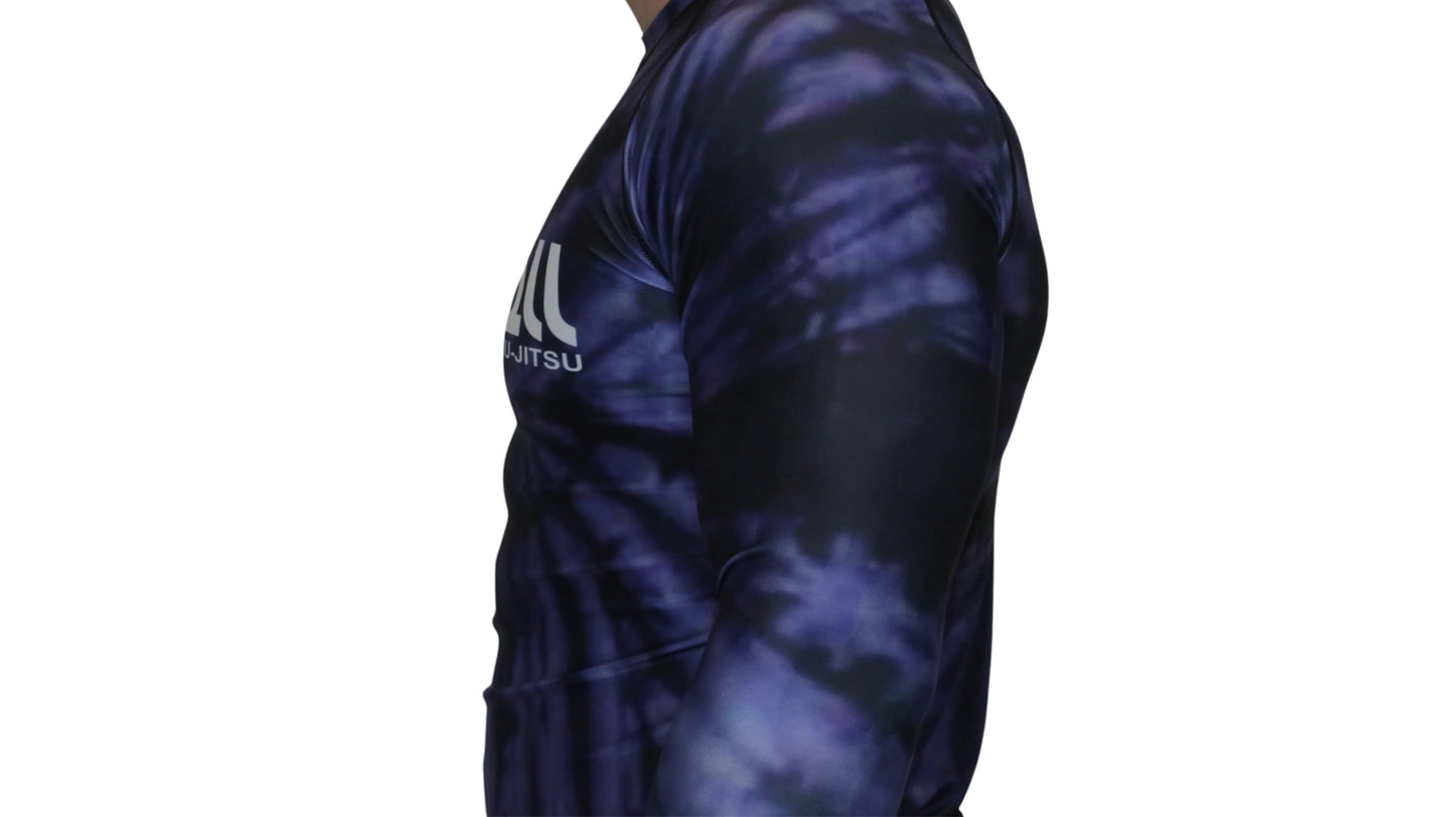 Epic Tie Dye Rash guard (Purple Haze) Long Sleeve