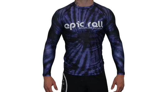 Epic Tie Dye Rash guard (Purple Haze) Long Sleeve