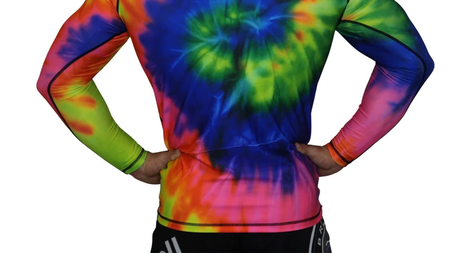 Epic Tie Dye Rash guard (multi-color) Long Sleeve