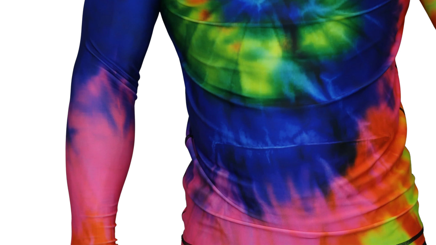 Epic Tie Dye Rash guard (multi-color) Long Sleeve