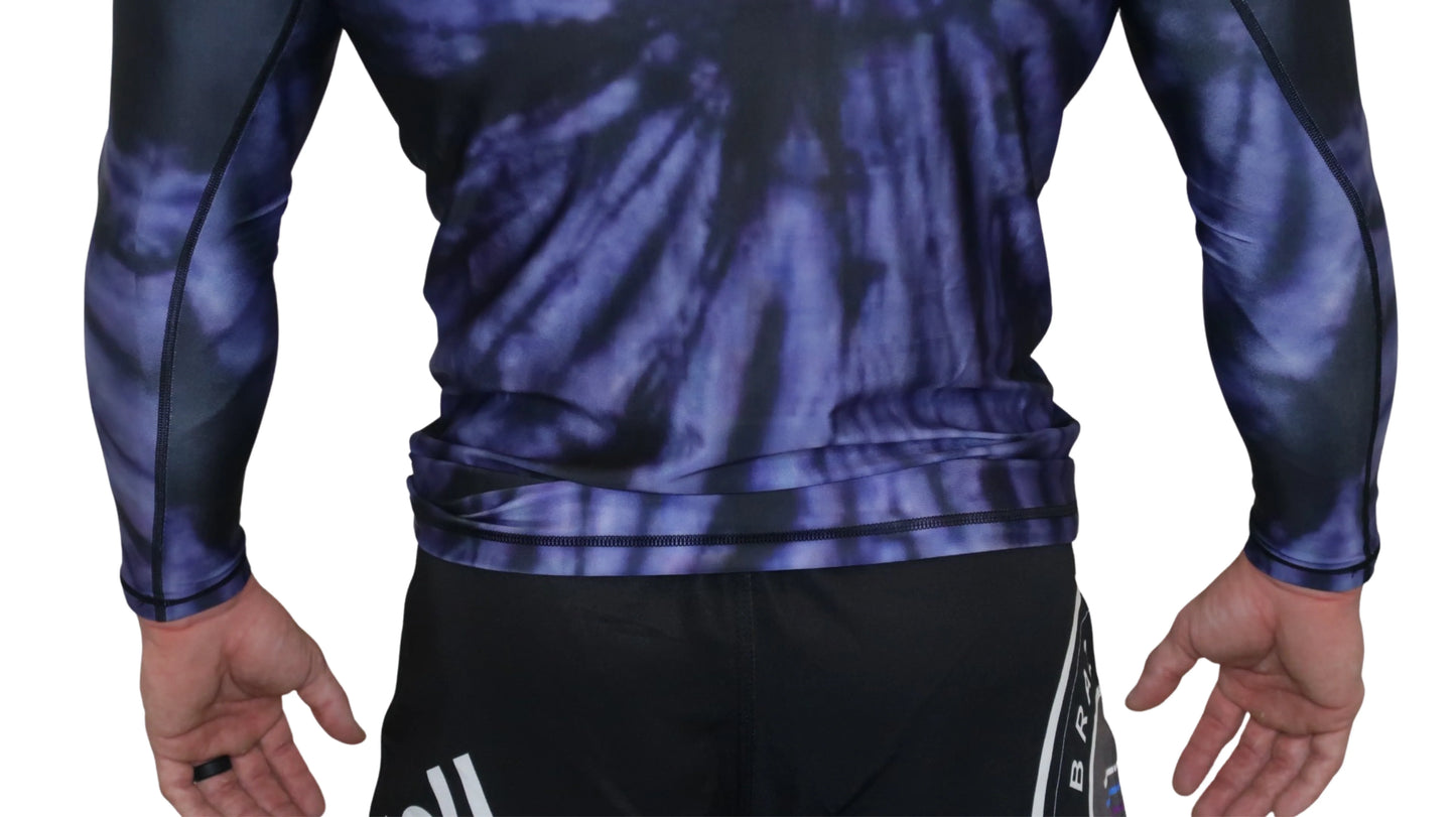Epic Tie Dye Rash guard (Purple Haze) Long Sleeve