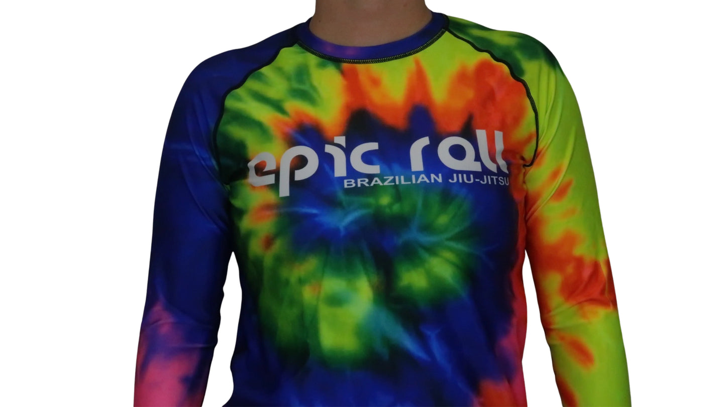 Epic Tie Dye Rash guard (multi-color) Long Sleeve