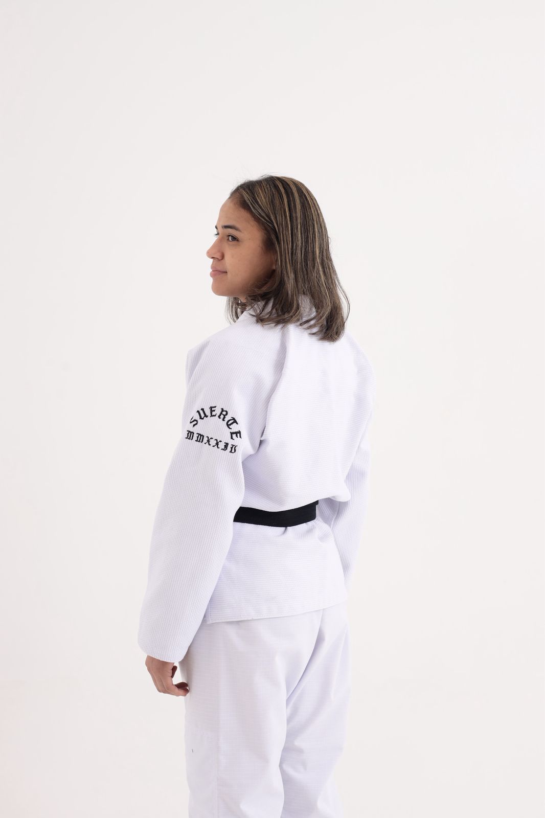 Kimono Suerte Trançado Premium - LEGION - BRANCO
