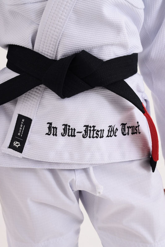 Kimono Suerte Trançado Premium - LEGION - BRANCO