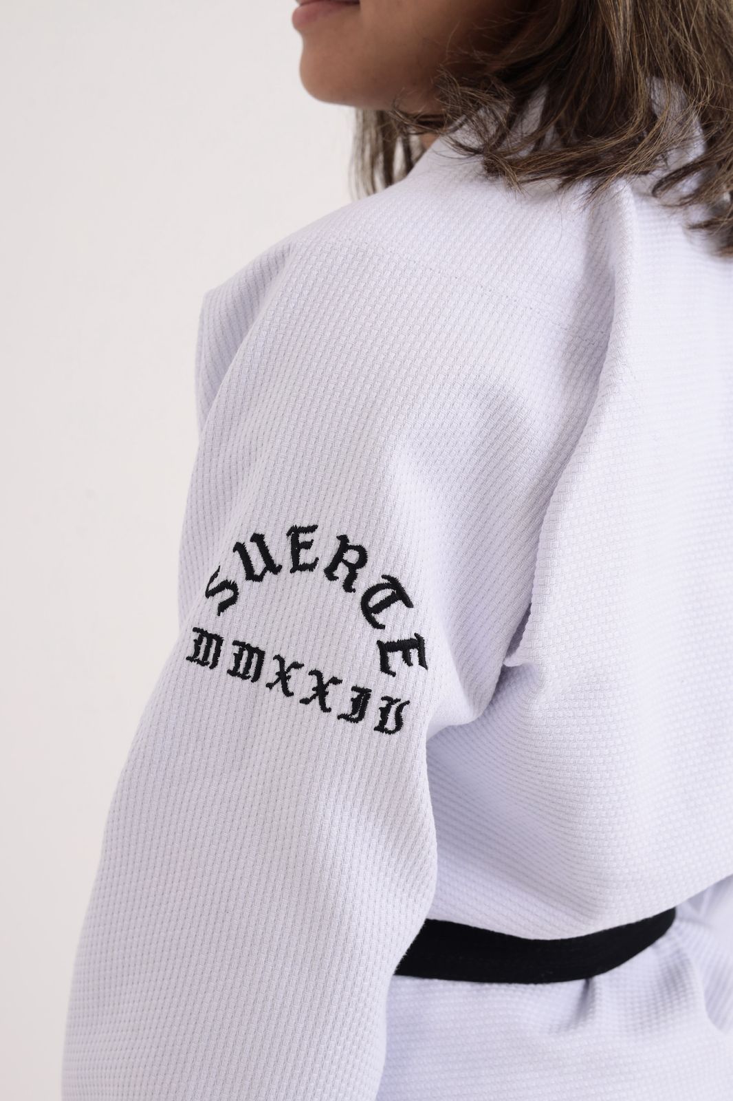 Kimono Suerte Trançado Premium - LEGION - BRANCO