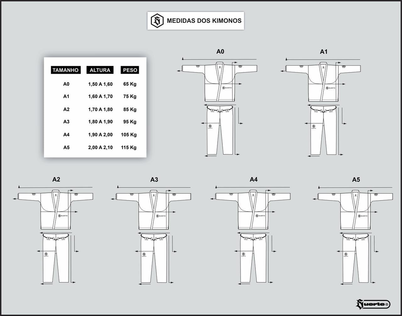 Kimono Suerte Trançado Premium - LEGION - BRANCO