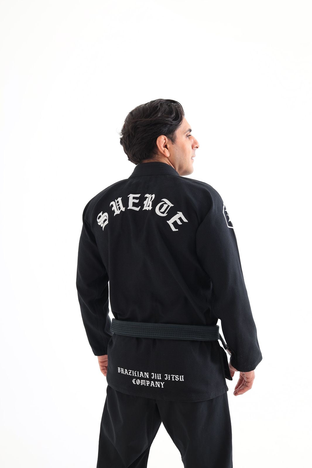 Kimono Suerte Trançado Premium - IRON -BLACK