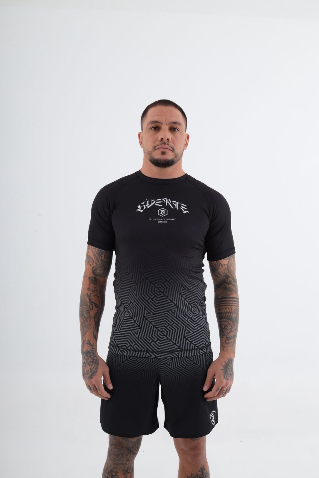 Suerte Geometric Rash Guard