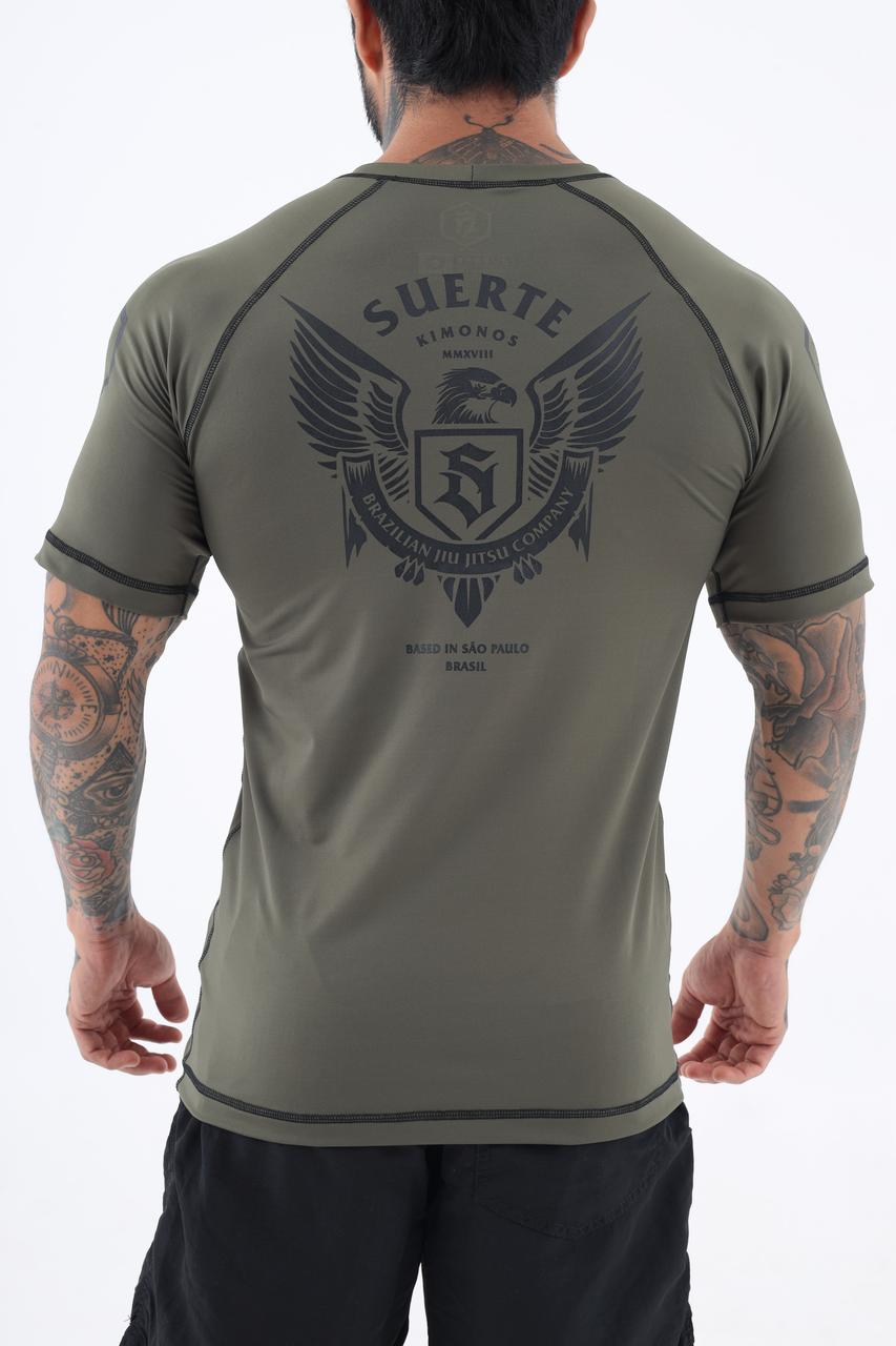 Suerte Militar Águia Rash Guard