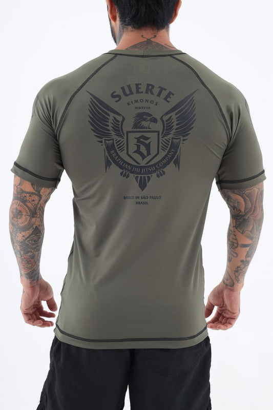 Suerte Militar Águia Rash Guard